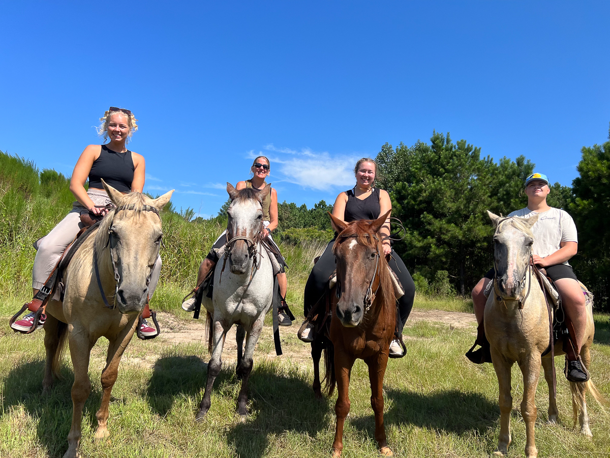 Group trail ride